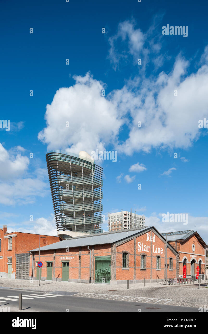 Belgien, Antwerpen - Red Star Line Museum Stockfoto