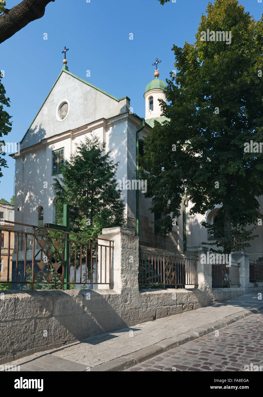 St. Nikolaus-Kirche in Lemberg (13. / 14. Jahrhundert) Stockfoto