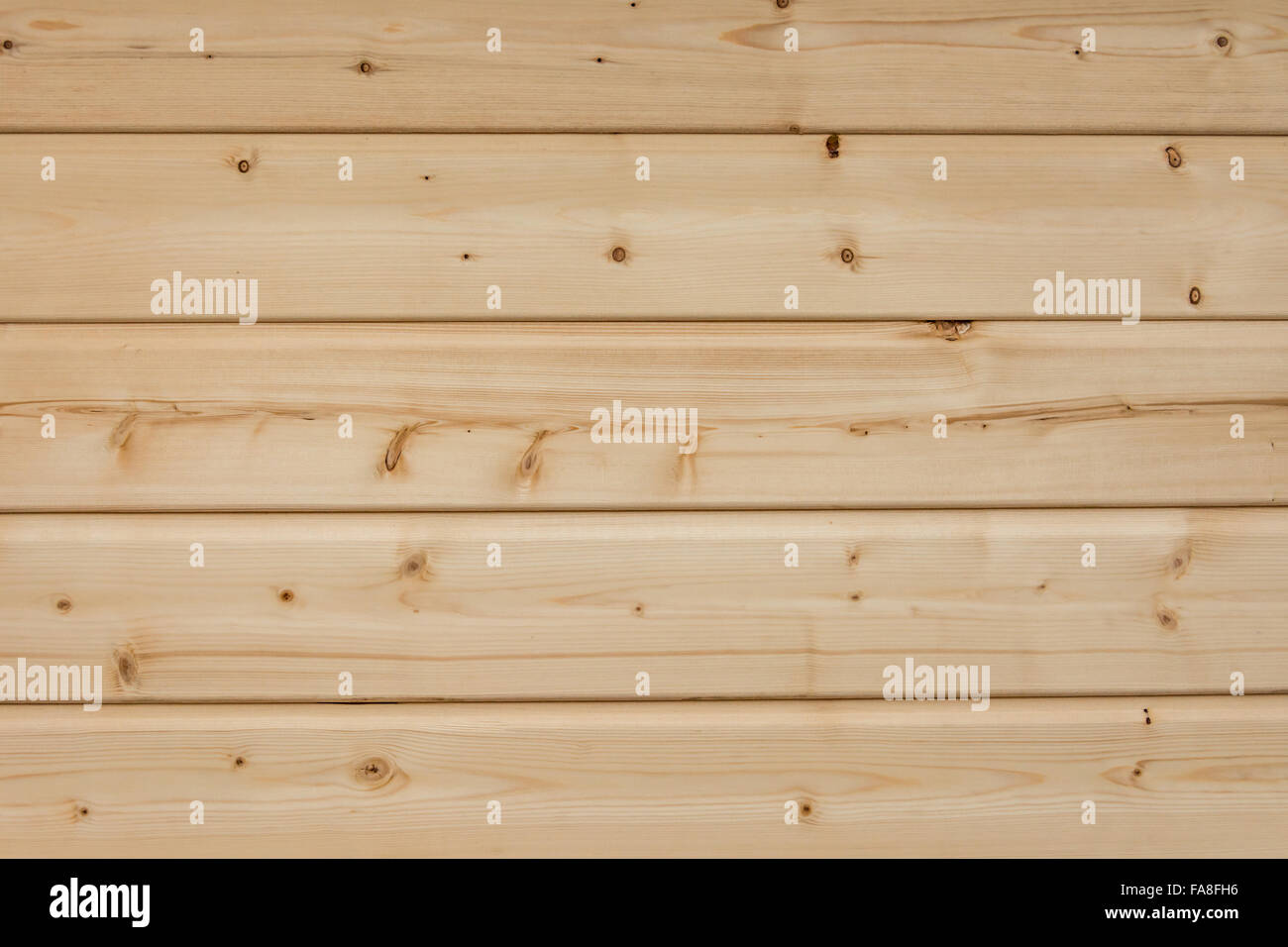 Textur, Hintergrund, Muster oder Tapete hell horizontalen Holzbohlen Stockfoto