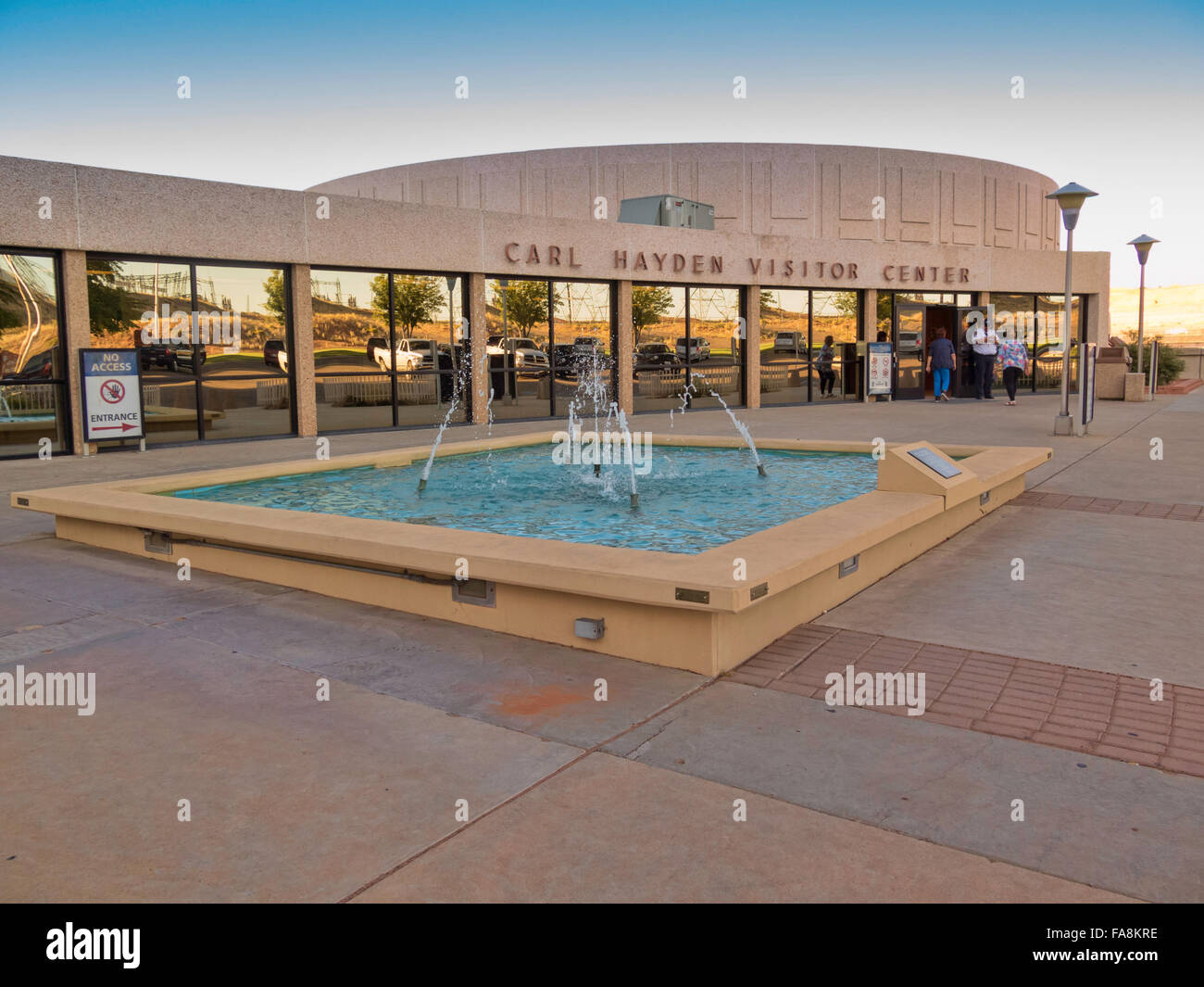 Carl Hayden Besucherzentrum am Lake Powell in Arizona; USA; Amerika Stockfoto