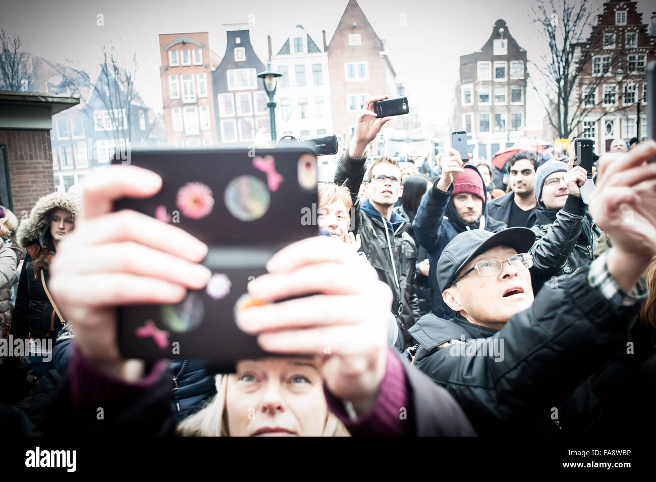 Amsterdam, Niederlande. 21 Feb, 2015. Feier des Chinese New Year in Amsterdam. Credit: Romy Arroyo Fernandez/Alamy Leben Nachrichten. Stockfoto