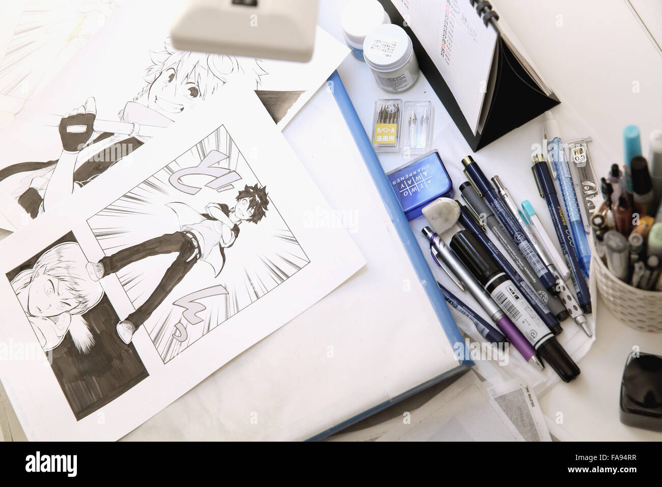 Japanische Manga-Atelier Stockfoto