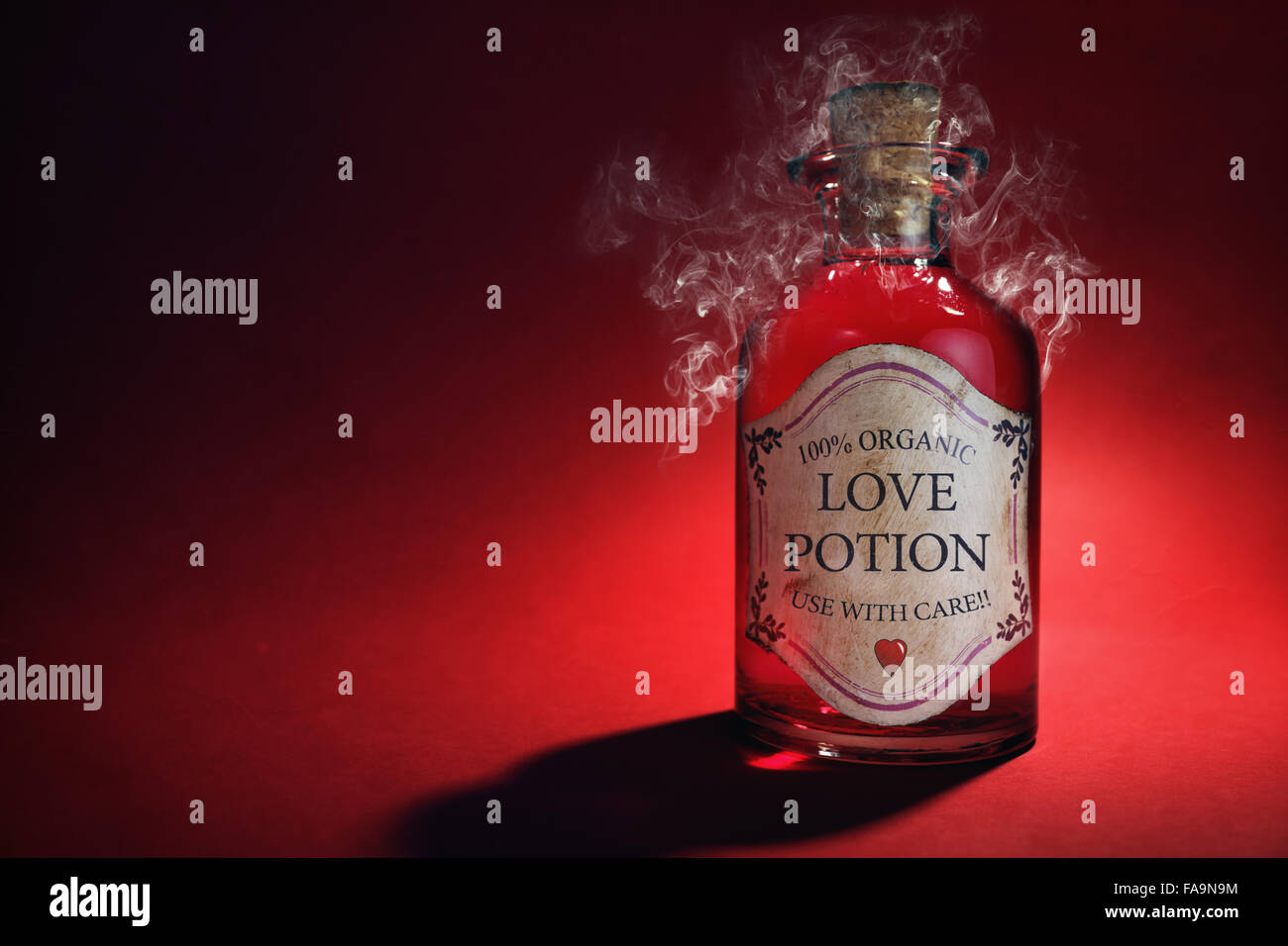 Liebe-Trank Flasche Stockfoto