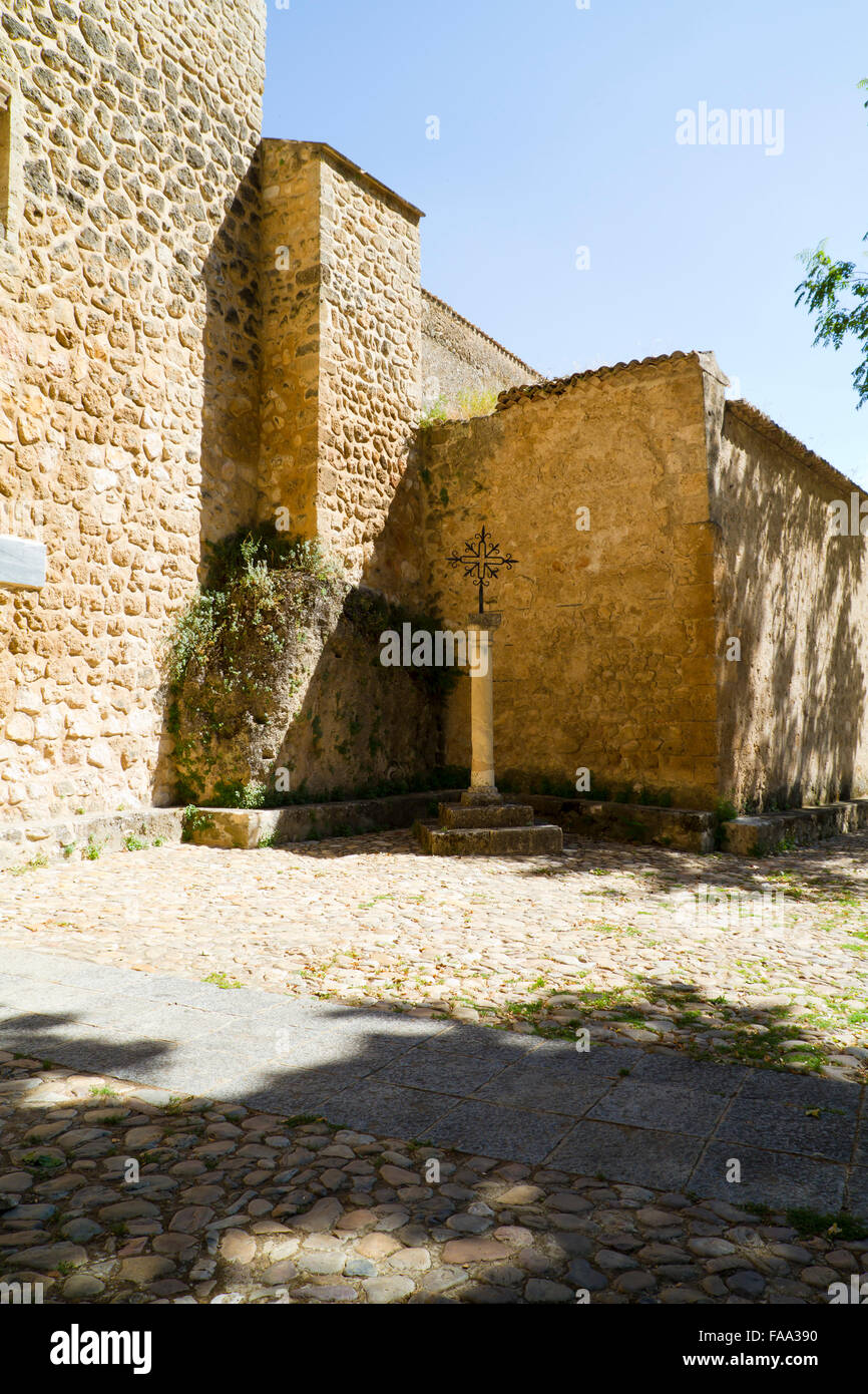 Piedra Bermeja Burg, In S. XII wurde befestigten Palast der Feudalherren, die eher wie der Krieger. Stockfoto