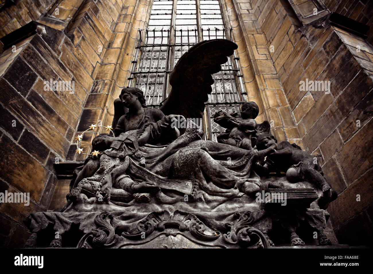 Saint Vitus-statue Stockfoto