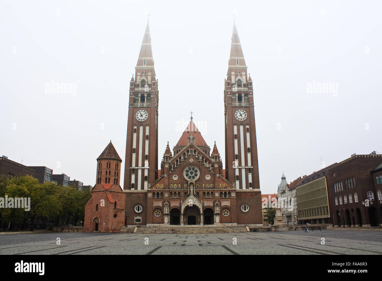 Votivkirche in Szeged Stockfoto