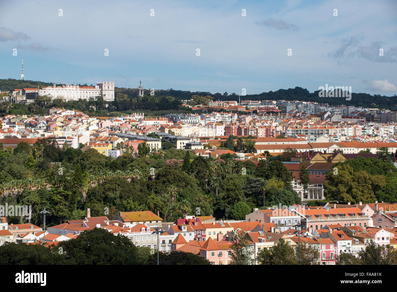 Blick auf Lissabon portugal Stockfoto