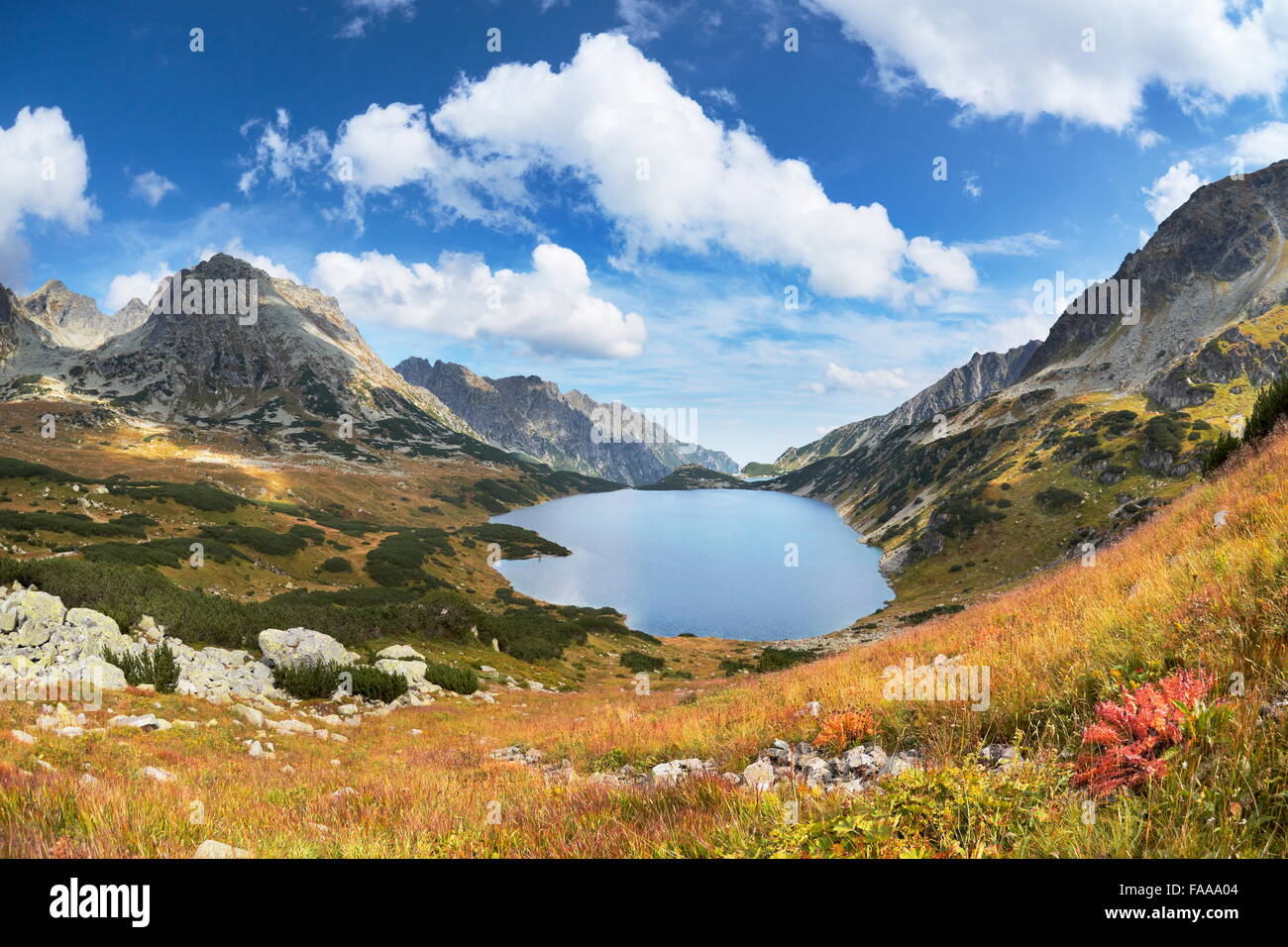 Tatra-Gebirge, fünf-Seen-Tal, Polen Stockfoto