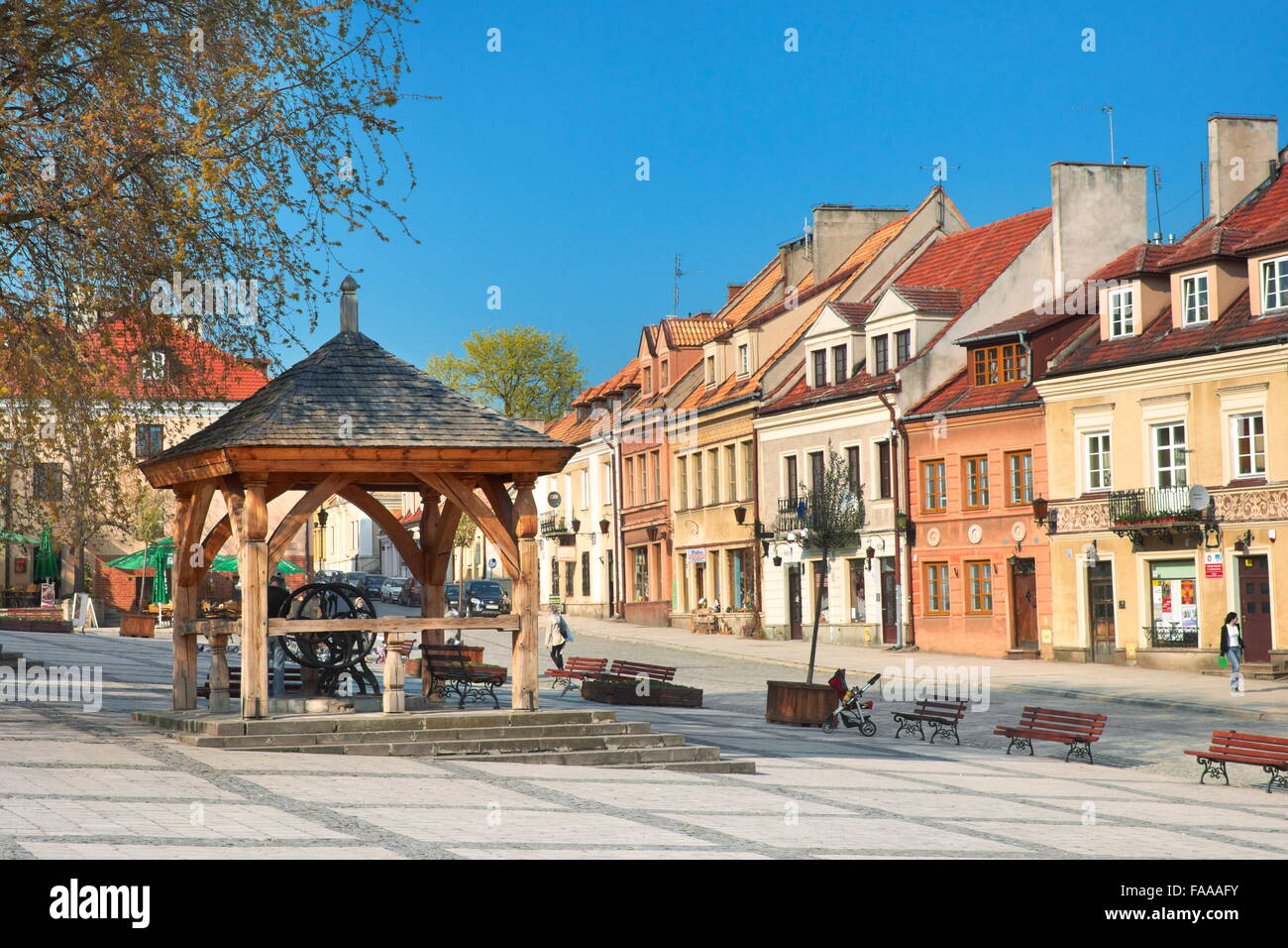 Sandomierz, Altstädter Ring, Polen Stockfoto