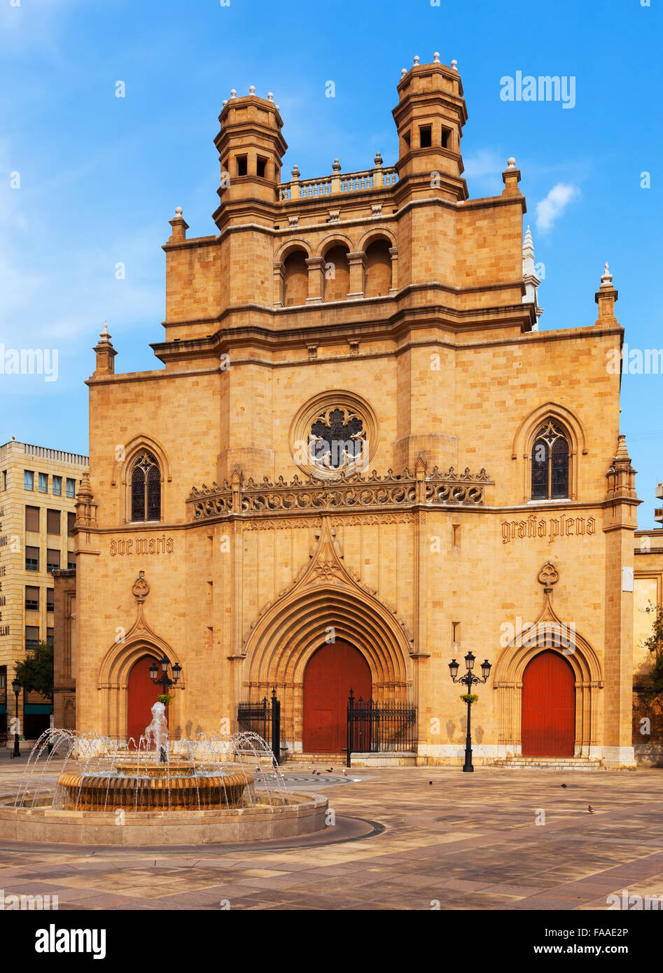 Kathedrale der Heiligen Maria. Castellon De La Plana, Spanien Stockfoto