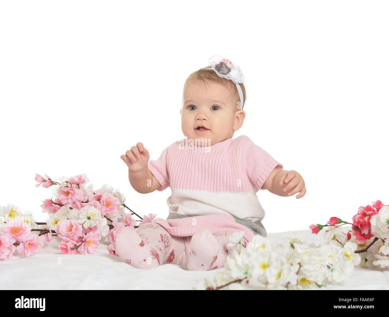 Porträt eines schönen Babys Stockfoto