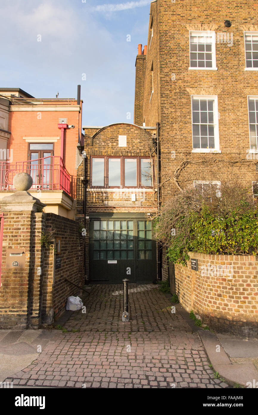 William Morris Society, Kelmscott House, Upper Mall, Hammersmith, West London Stockfoto