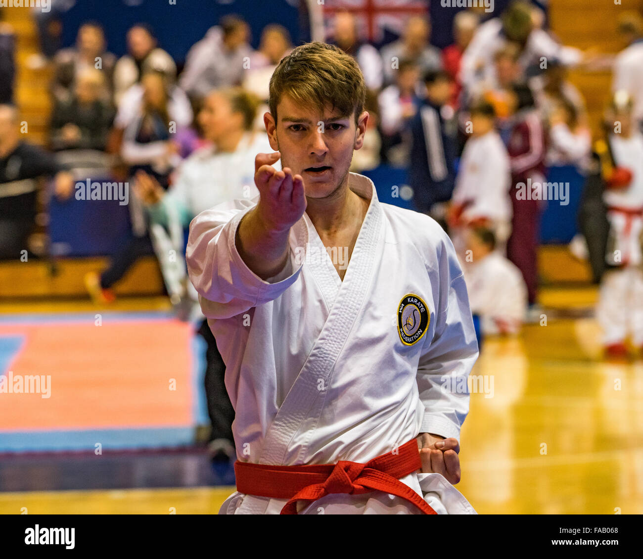 AKF nationalen Karate Championship in Adelaide, Südaustralien Stockfoto