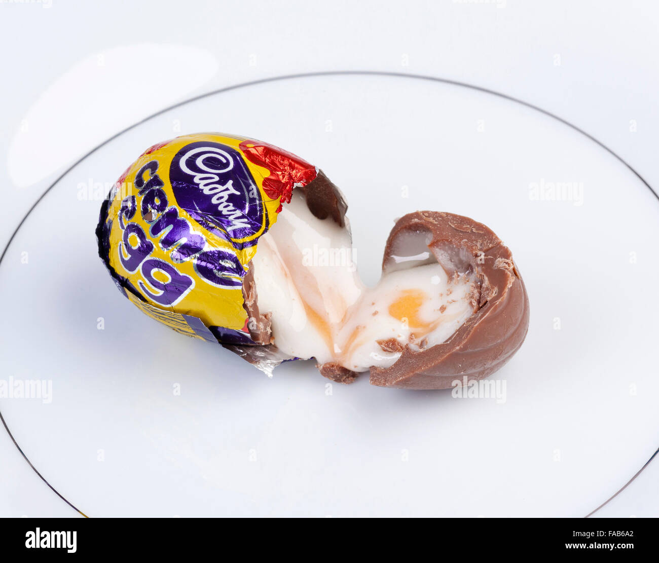 Cadbury Creme Egg Stockfoto