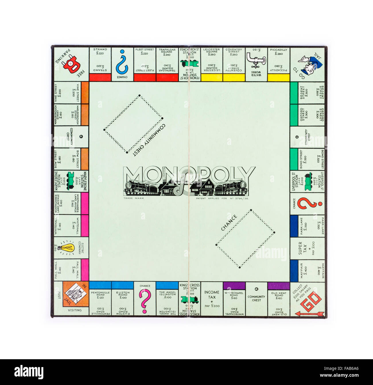 Monopoly Brettspiel Stockfoto