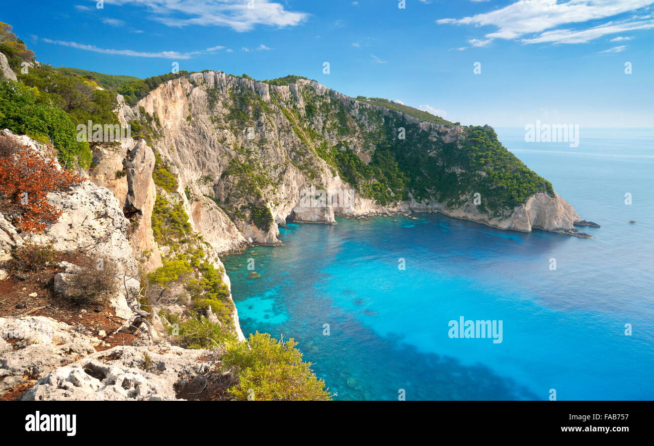 Griechenland - Insel Zakynthos, Ionische Meer, Keri Cape Stockfoto