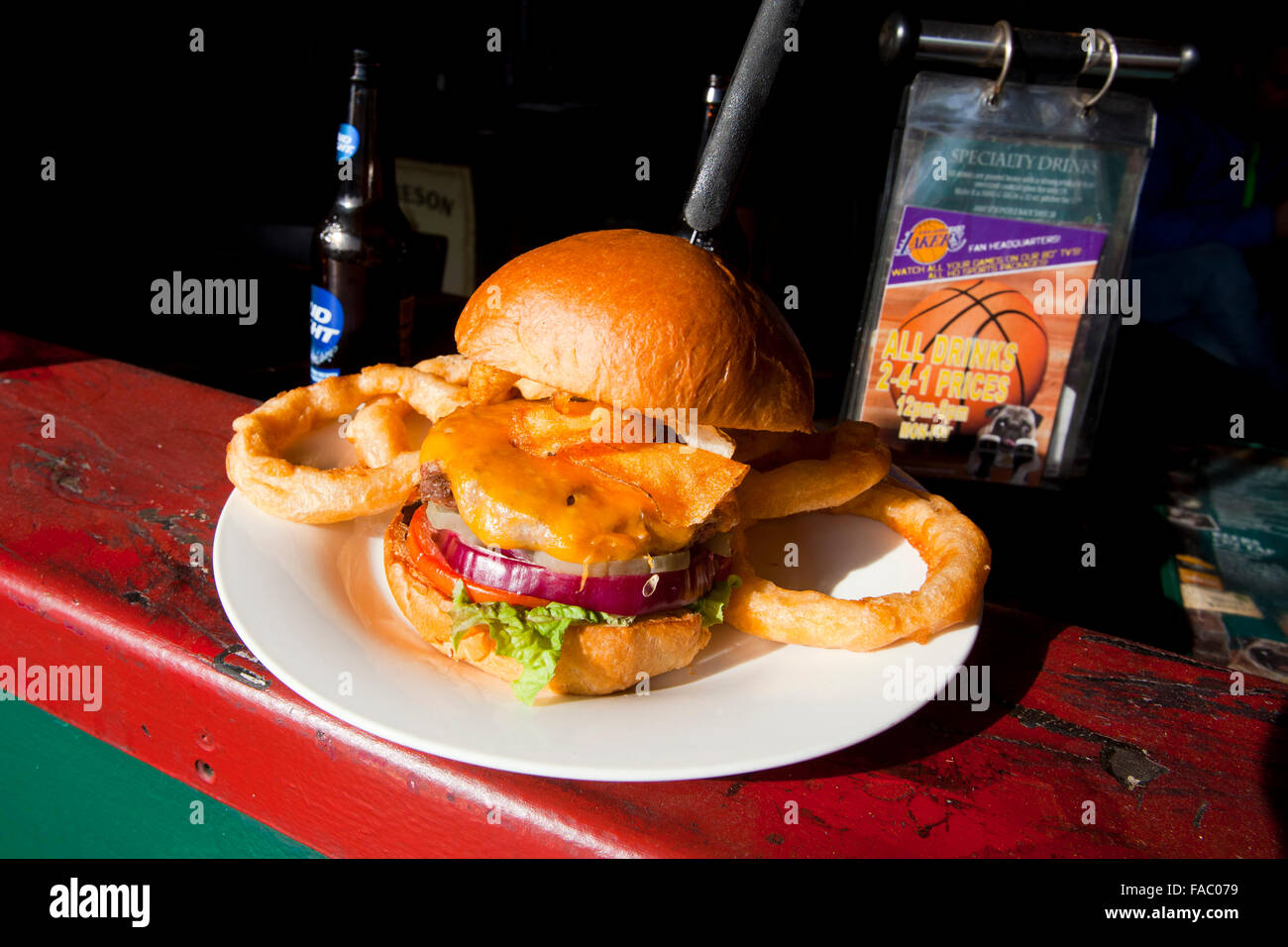Hamburger Joint, Hollywood Boulevard, Hollywood, Los Angeles, Kalifornien, USA Stockfoto