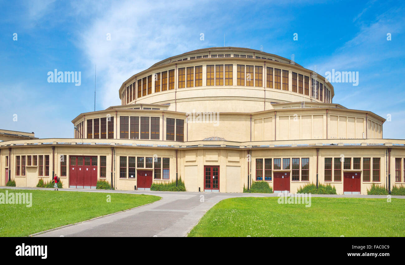 Wroclaw - Baudenkmal und UNESCO-Weltkulturerbe, Jahrhunderthalle, Polen Stockfoto