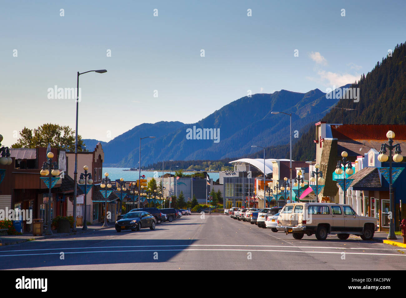 Resurrection Bay, Seward, Alaska. Stockfoto