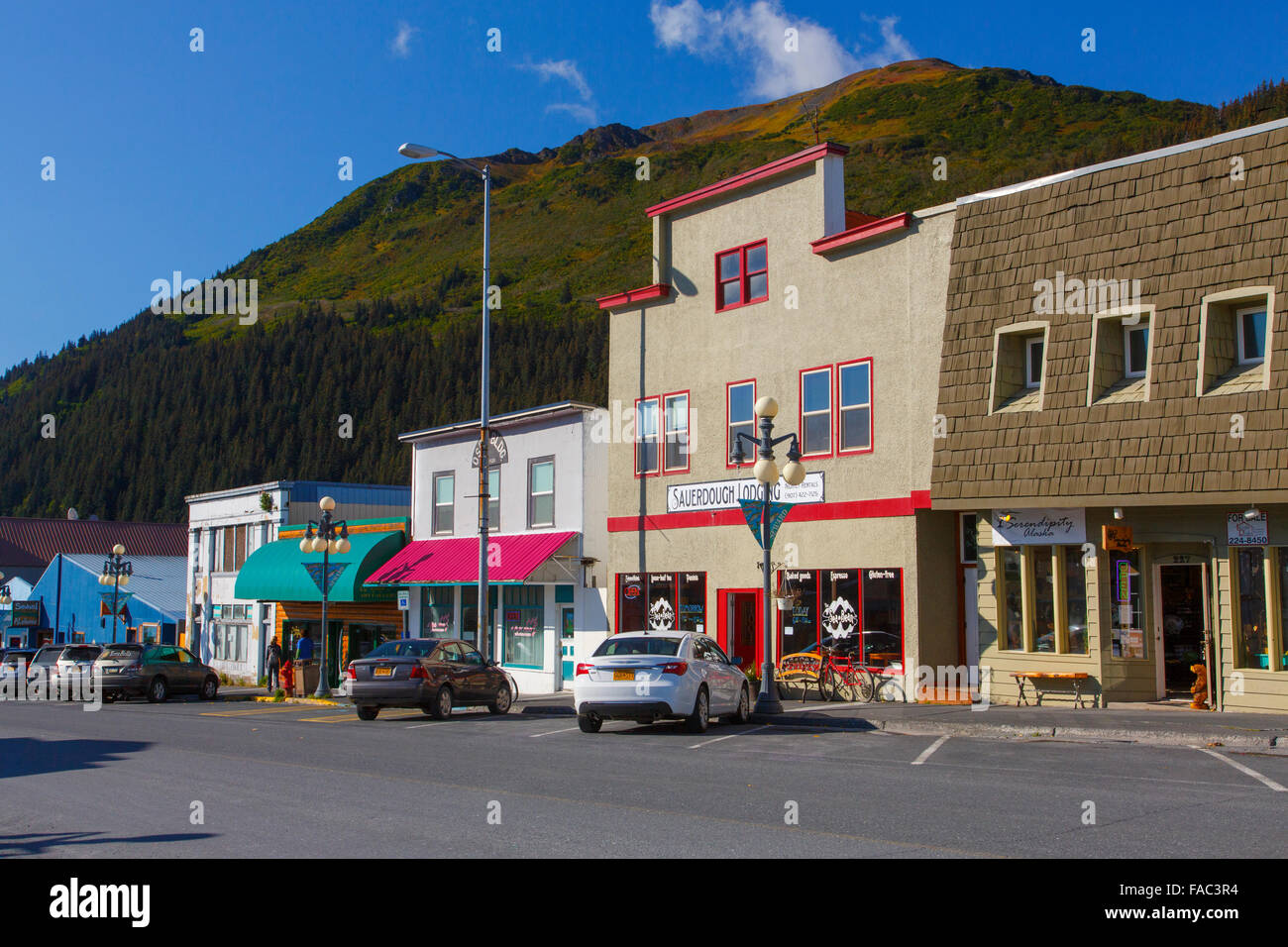 Resurrection Bay, Seward, Alaska. Stockfoto