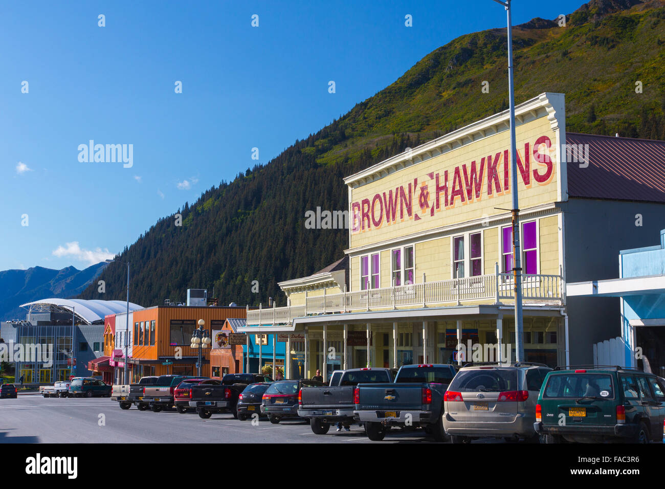 Resurrection Bay, Seward, Alaska. Stockfoto