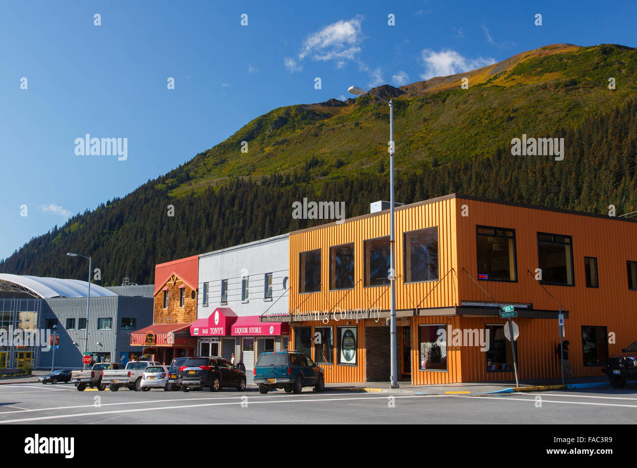 Resurrection Bay, Seward, Alaska. Stockfoto