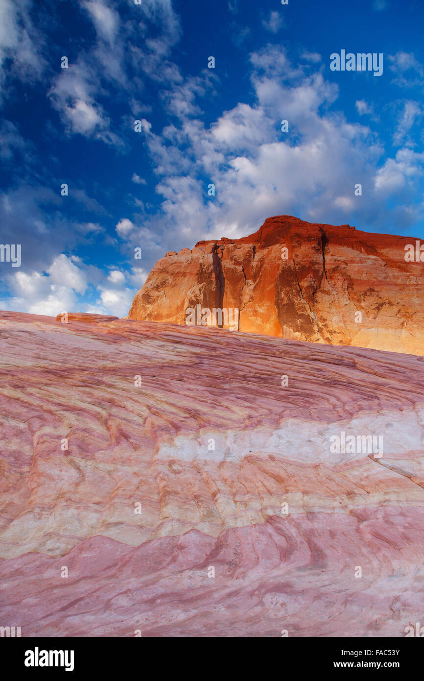 Valley of Fire State Park in der Nähe von Las Vegas, Nevada. Stockfoto