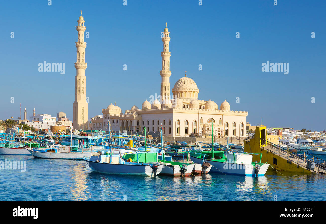 Ägypten - Hurghada, Marina Stockfoto