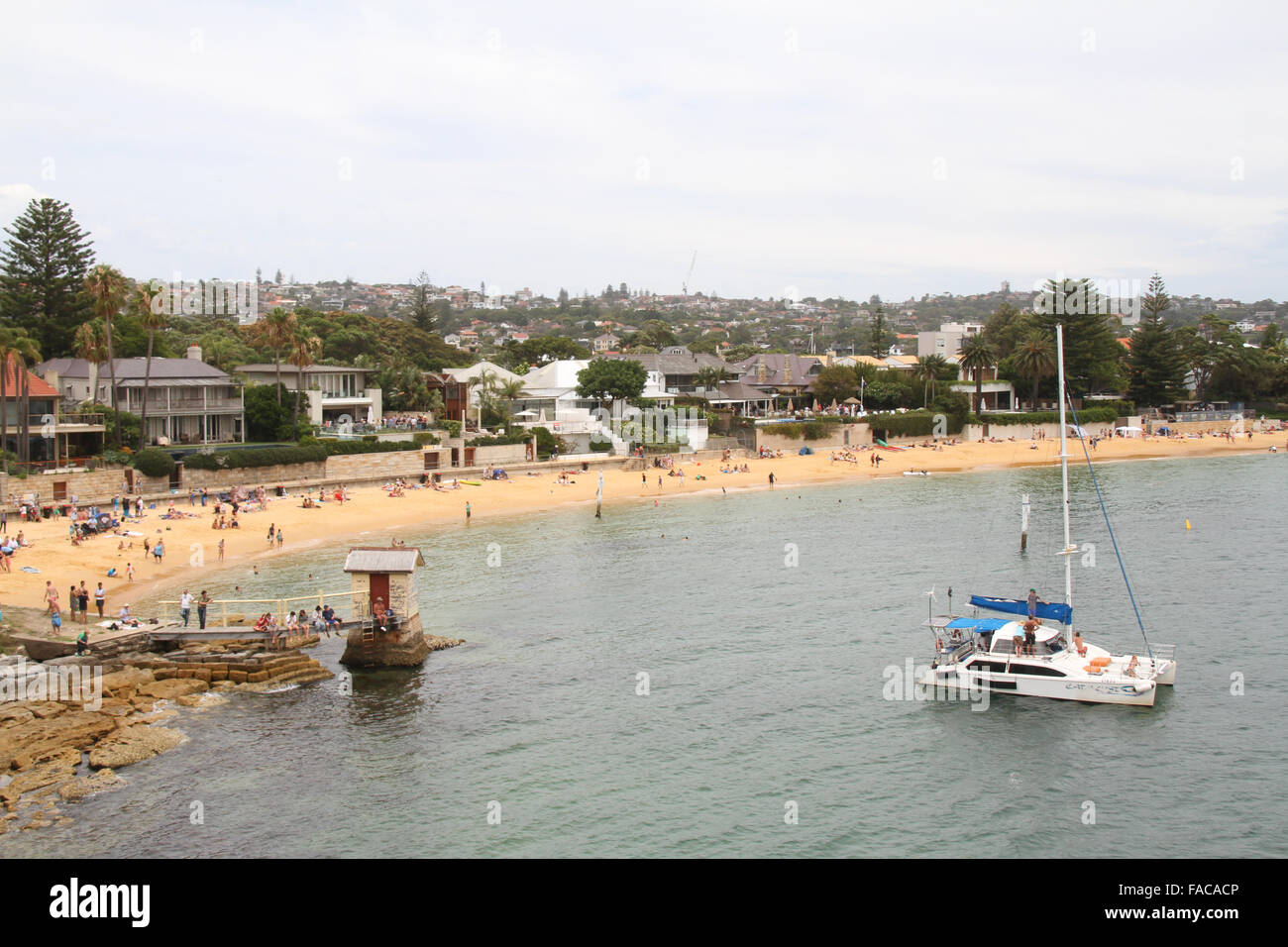 Camp Cove Strand von Watsons Bay, Sydney, Australien Stockfoto