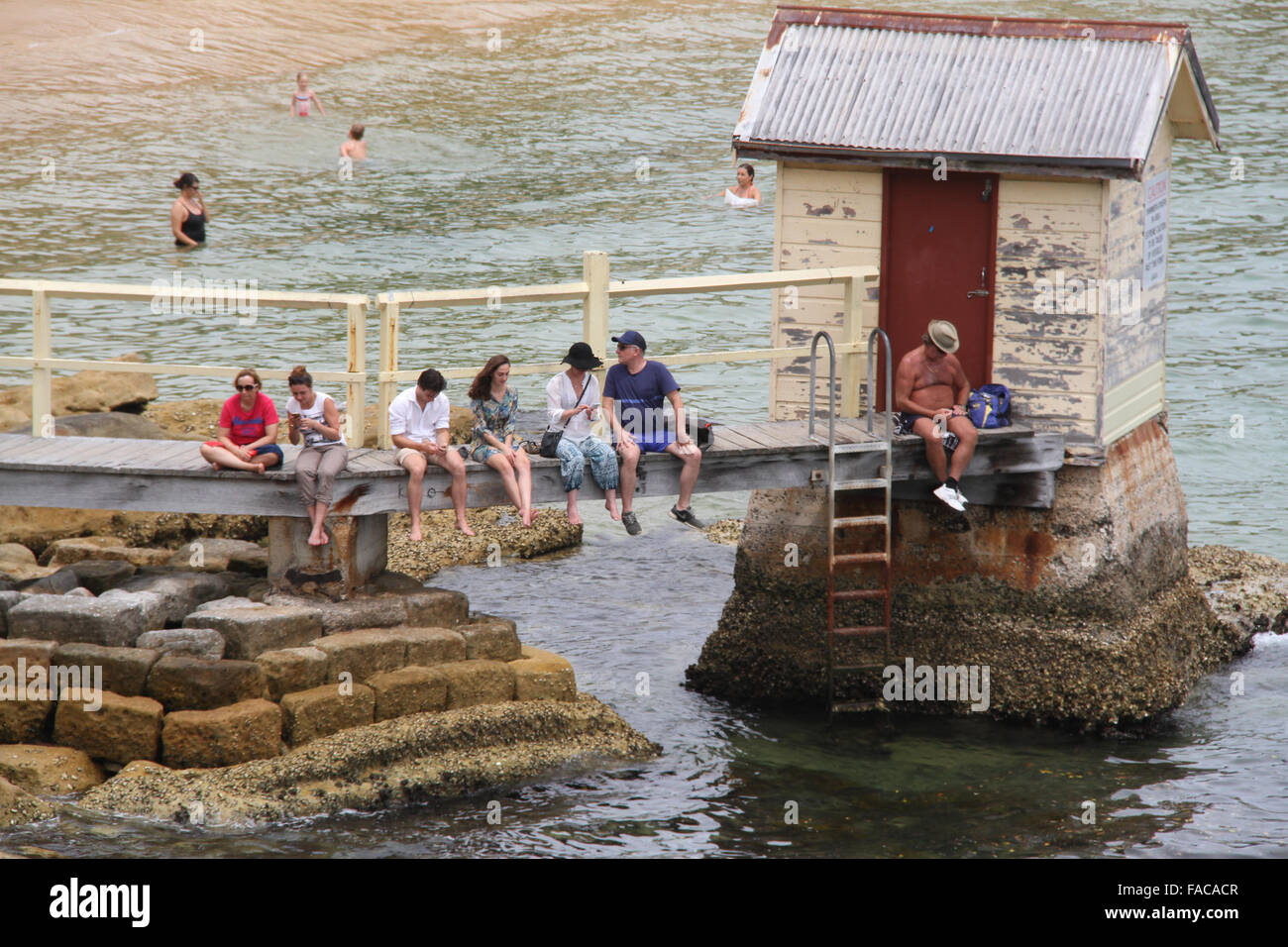 Camp Cove Strand von Watsons Bay, Sydney, Australien Stockfoto