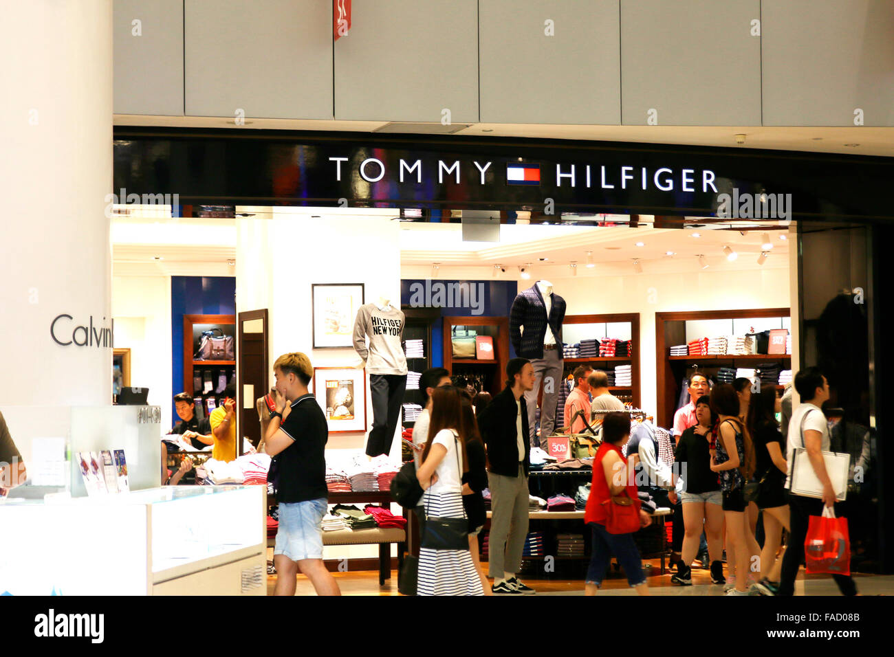 Tommy Hilfiger-Retail-store Stockfoto