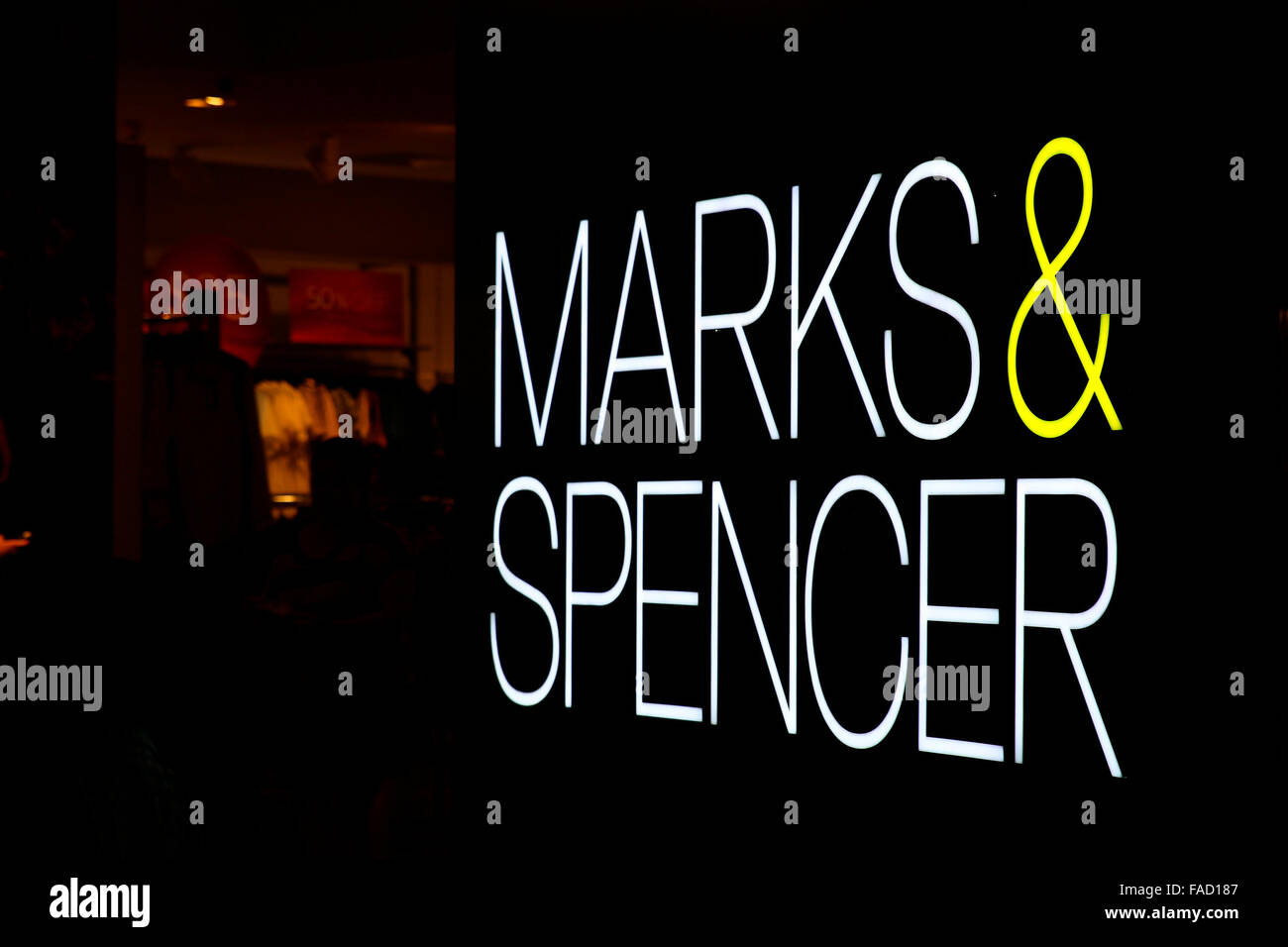 Marks & Spencer Stockfoto