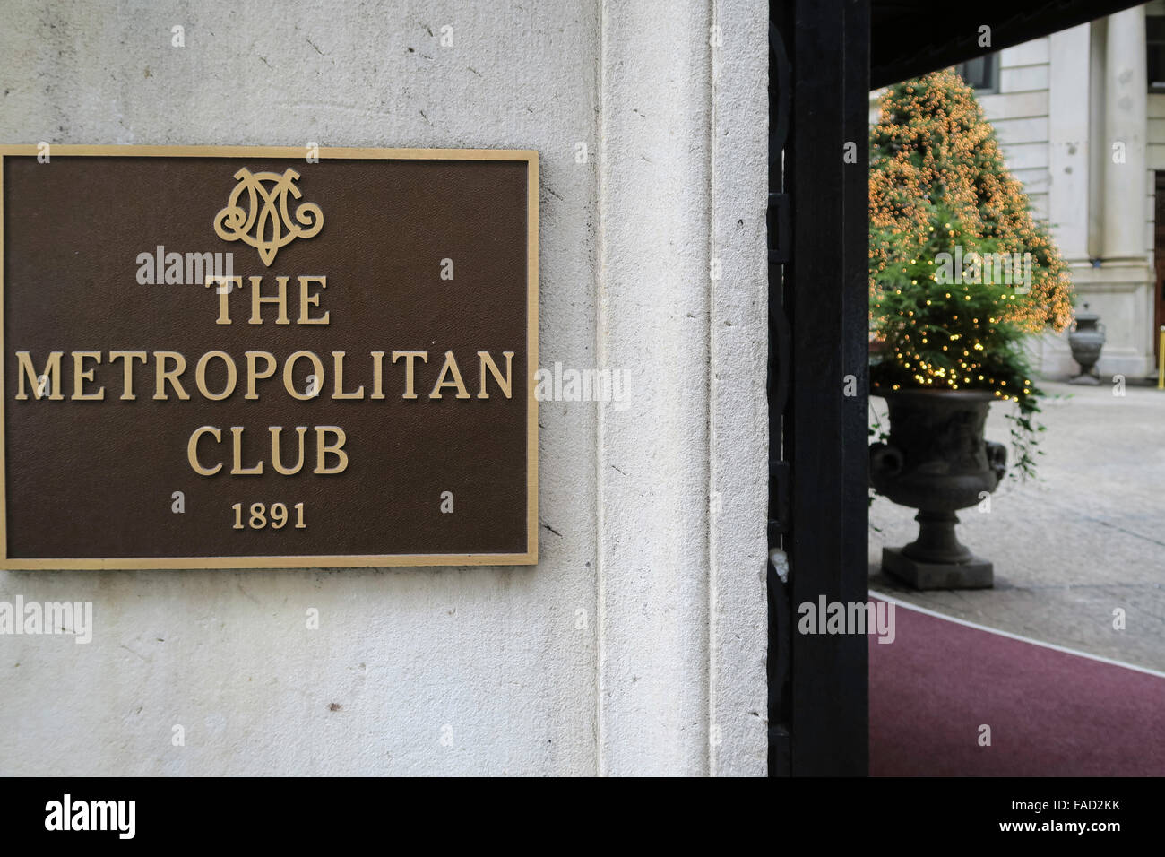 Metropolitan Club, 1-11 East 60. Street und Fifth Avenue, NYC 2015 Stockfoto