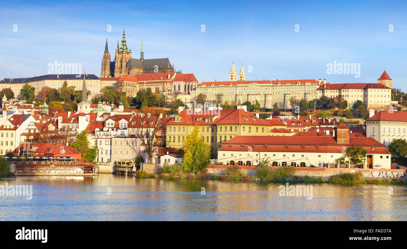 Die Prager Burg, Altstadt von Prag, Tschechische Republik Stockfoto