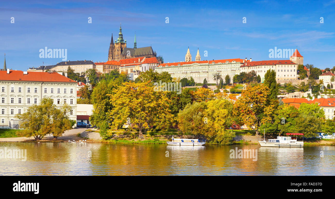 Die Prager Burg, Altstadt von Prag, Tschechische Republik, Europa Stockfoto