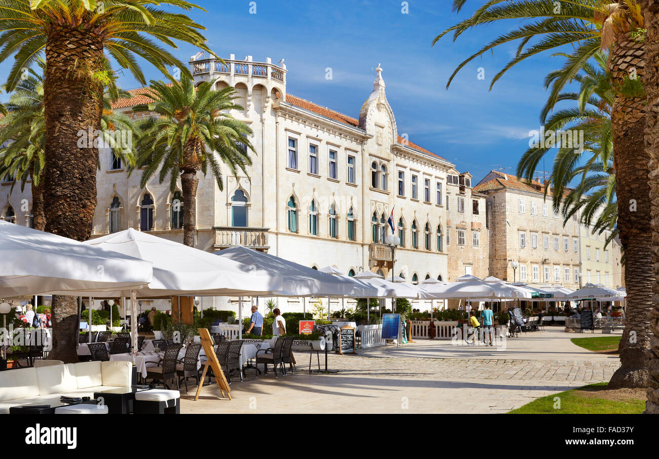 Trogir, Altstadt, Kroatien Stockfoto