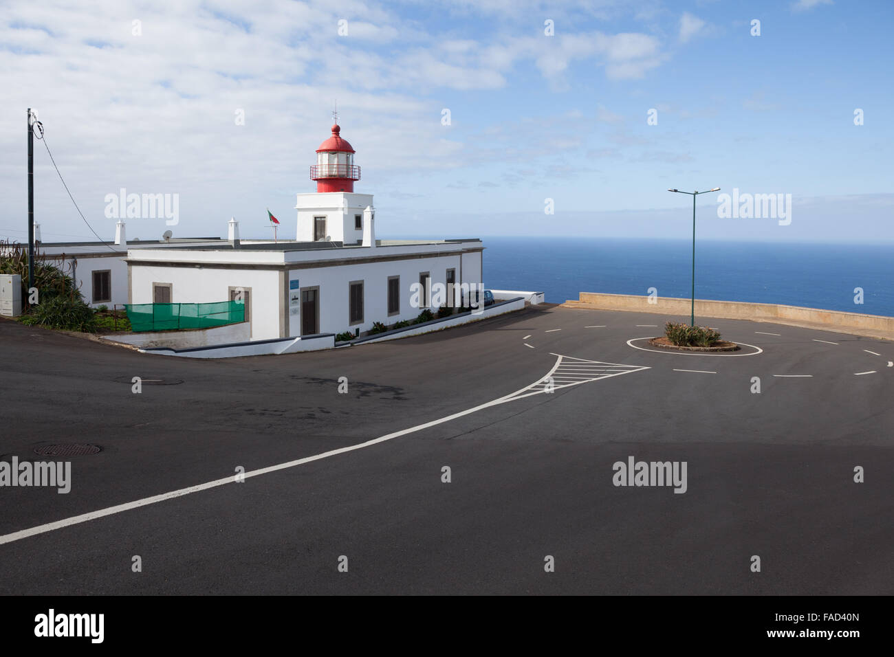 Der Ponta do Pargo Leuchtturm, befindet sich in Ponta Vigia, auf dem westlichsten Kap der Insel. Ponta Pargo, Madeira Stockfoto