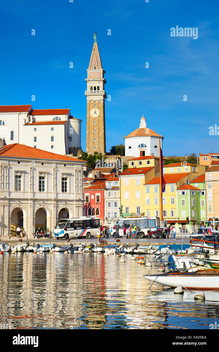 Piran, Slowenien Stockfoto