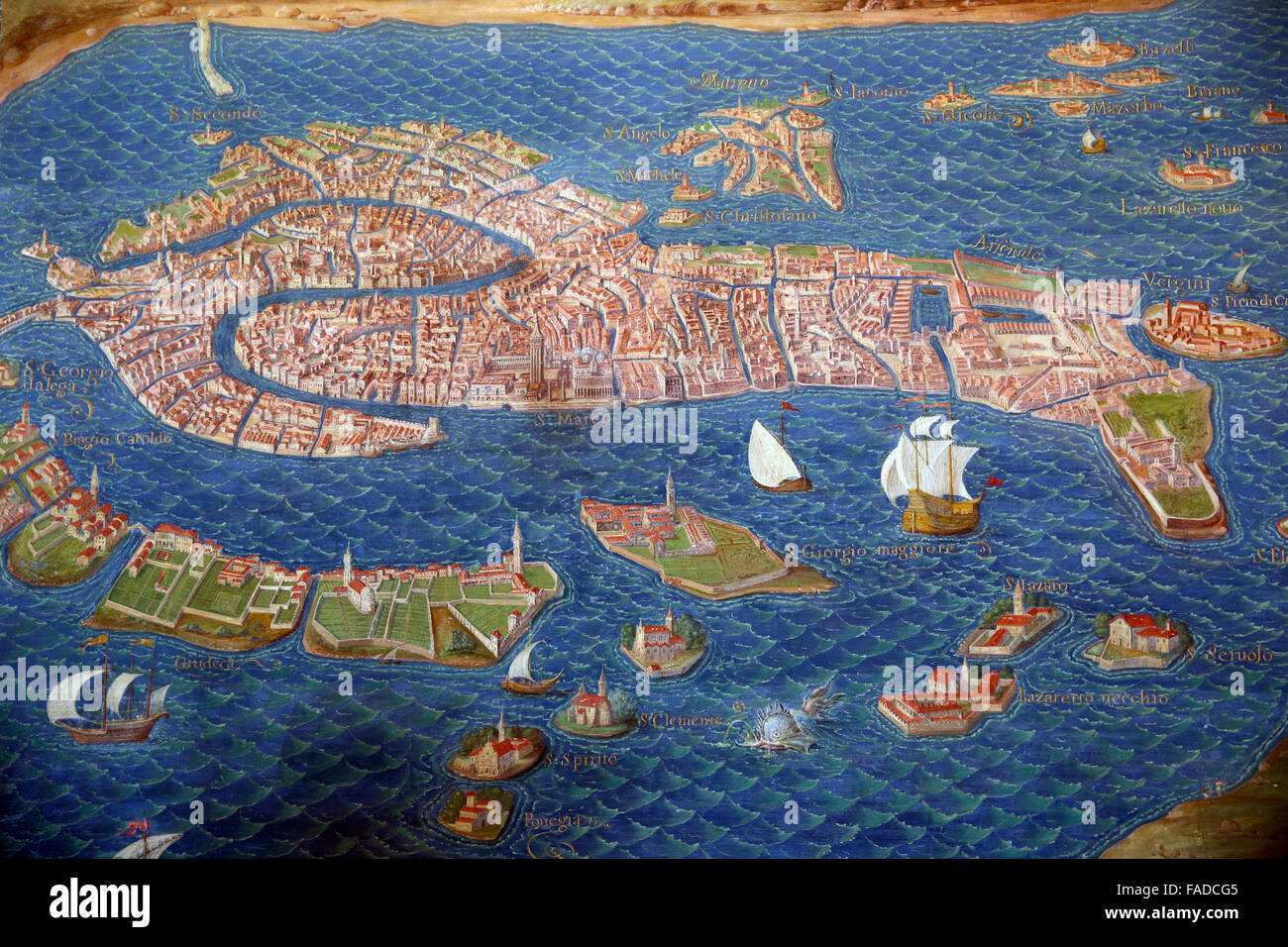 Karte von Venedig in die Galerie der Karten in den Vatikanischen Museen Stockfotografie Alamy Karte von Venedig in die Galerie der Karten in den Vatikanischen Museen Stockfotografie Alamy