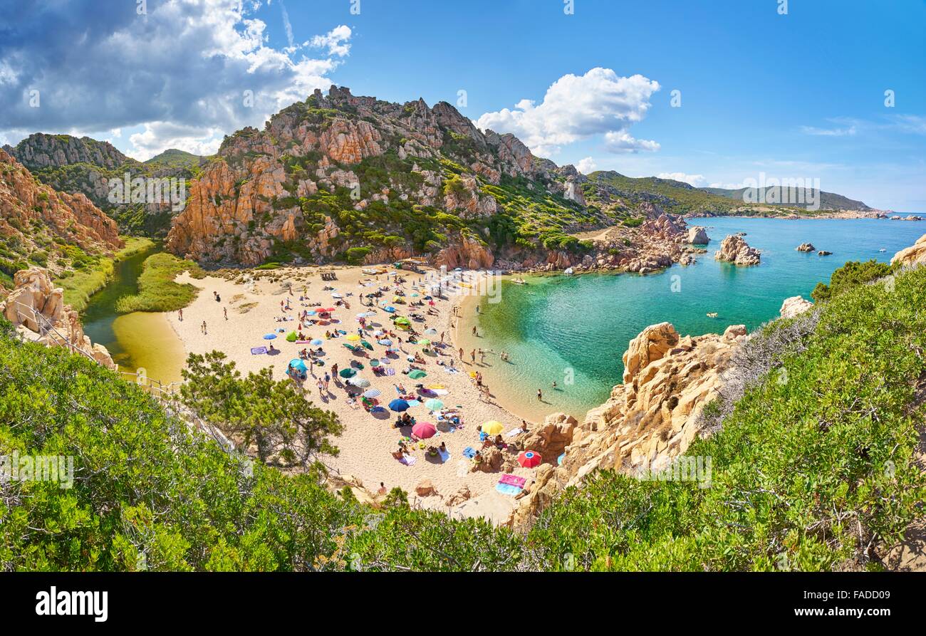 Sardinien - Costa Paradiso Beach, Italien Stockfoto