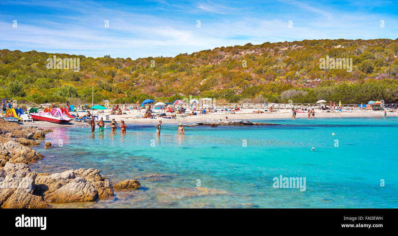 Cala Andreani Beach, Insel Caprera, Sardinien, Italien Stockfoto