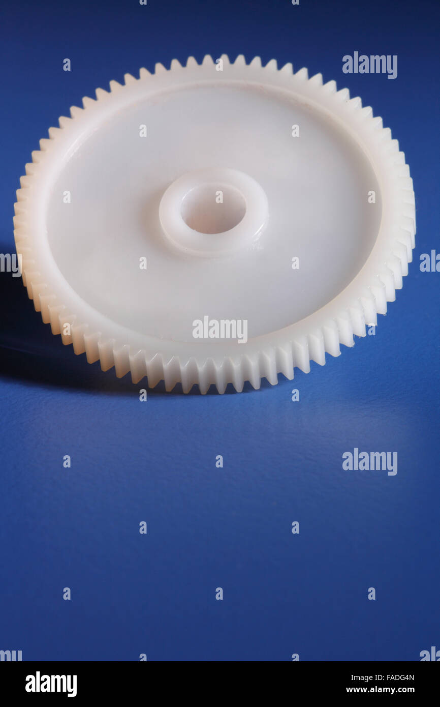 Nahaufnahme von Maschine Teil Getriebe Stockfoto