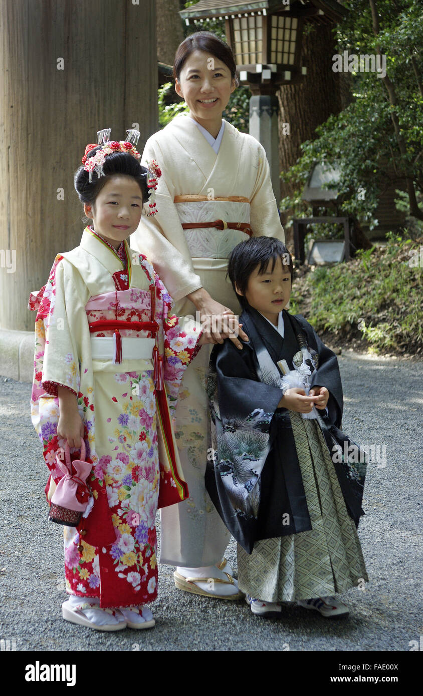 Shichi-Go-San-Festival in Japan Stockfoto