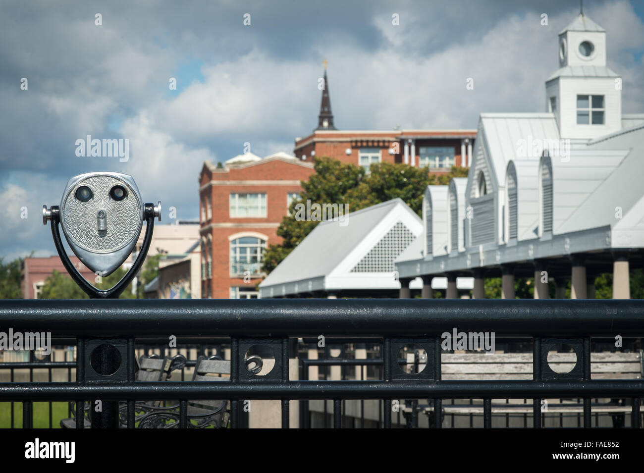 Viewscope in Charleston, South Carolina. Stockfoto