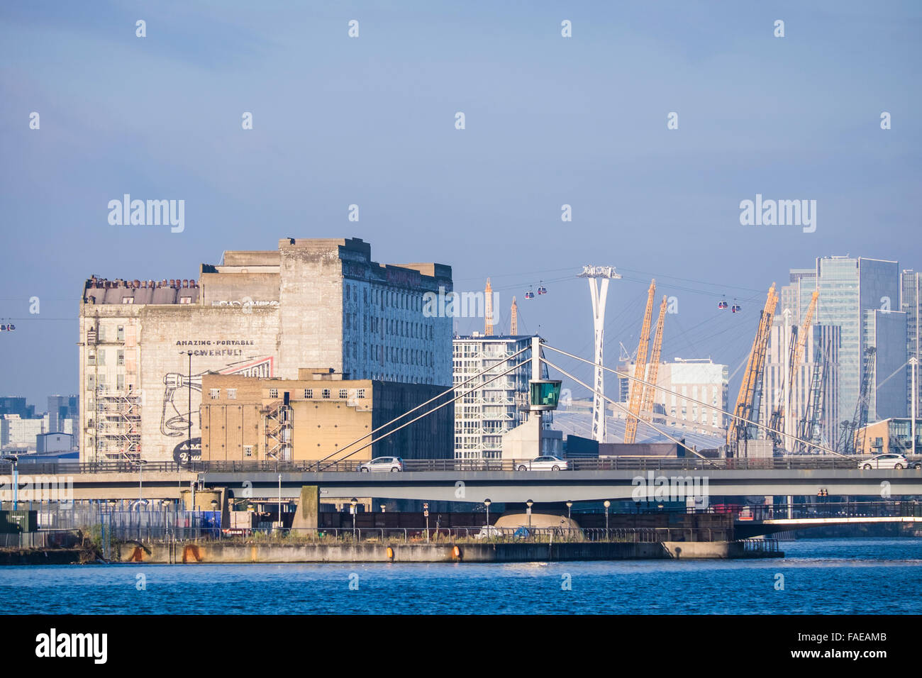 Millennium Mills, Victoria dock, London, England, U.K Stockfoto