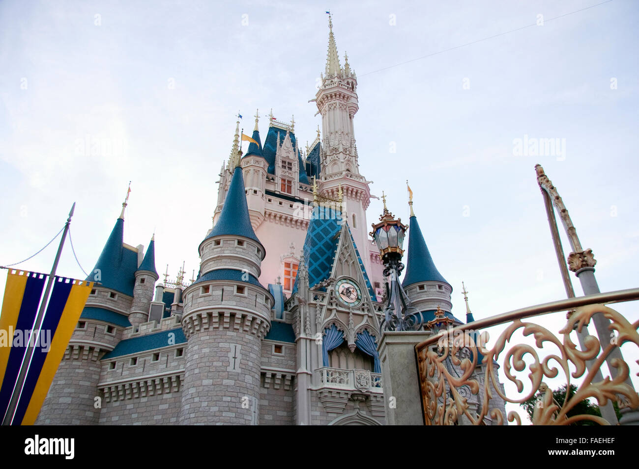 Cinderella Castle in Disneys Magic Kingdom Stockfoto