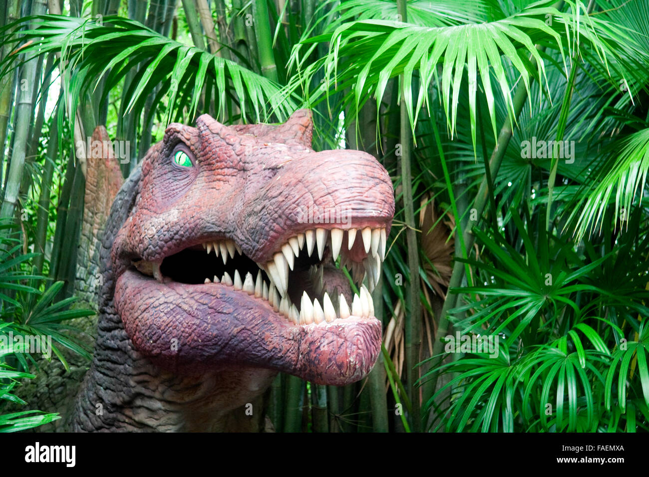 Jurassic Park-Dinosaurier im Universal Studios Orlando Stockfoto