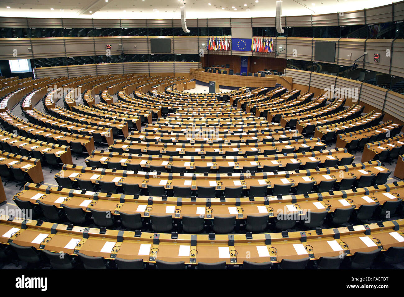 Europäischen Parlament Brüssel Belgien Stockfoto