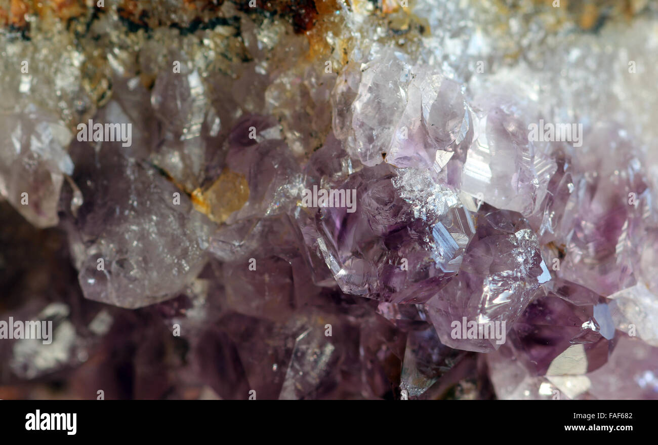 Amethyst Kristall Stockfoto