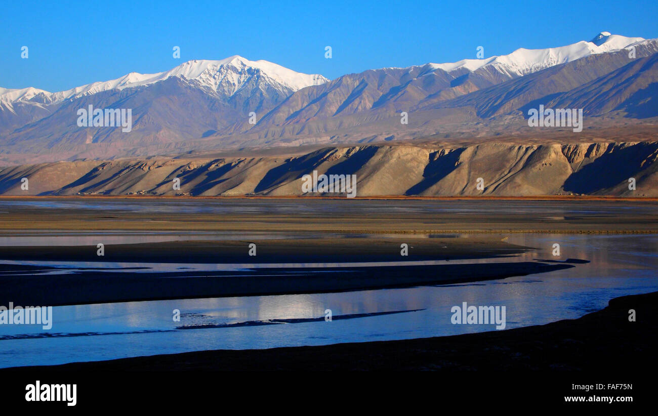 Pamir Plateau Xinjiang Stockfoto